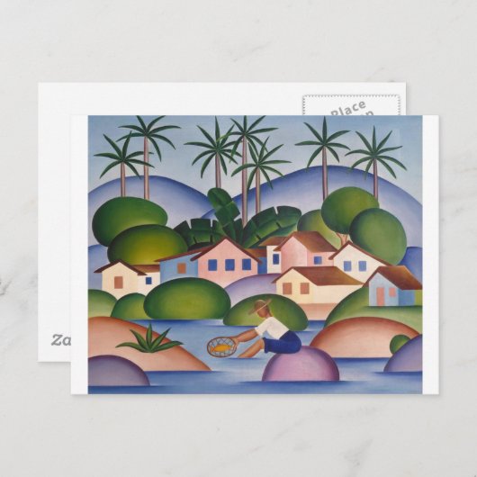 An Angler - tarsila do Amaral Postkarte (Vorne/Hinten)