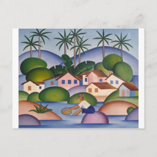 An Angler - tarsila do Amaral Postkarte