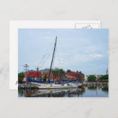 An Annapolis Sailboat Postkarte (Vorne/Hinten)