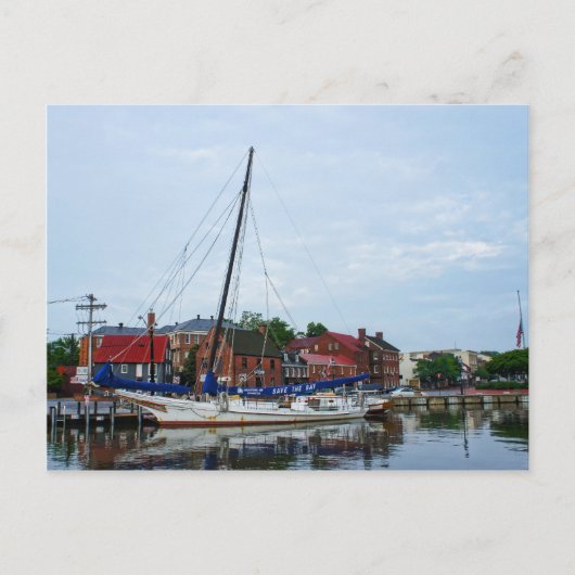 An Annapolis Sailboat Postkarte (Vorderseite)
