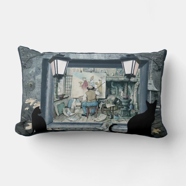 An Anton Pieck Lumbar Kissen (Vorderseite)