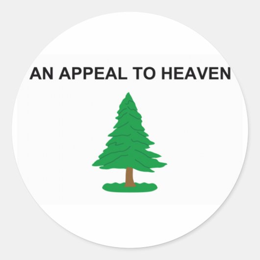 An_appeal_to_Heaven_Flag Stickers (Vorderseite)