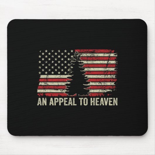 An Appeal To Heaven - Usa Revolution Pine Tree Ame Mousepad (Vorne)