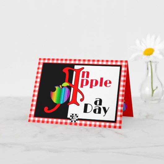 "An Apple a Day" - eine gute Karte (Kleine Pflanze)