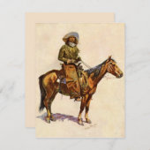 An Arizona Cowboy by Remington, Vintager Western (Vorne/Hinten)