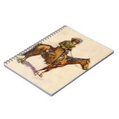 An Arizona Cowboy by Remington, Vintager Western Notizblock (Linke Seite)