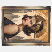An Art Deco Damsel AI Concept Art by Xzendor7 Fleecedecke (Vorderseite (Horizontal))