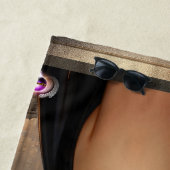 An Art Deco Damsel AI Concept Art by Xzendor7 Strandtuch (Beispiel)