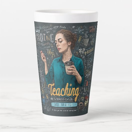 An Artistic Illustration of a Teacher Milchtasse (Vorderseite)