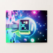 An Astronaut In Space 30 Large Pieces on a  Puzzle (Horizontal)