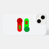 An Aus Stimmungs-Emoji-Handytasche Case-Mate iPhone Hülle (Rückseite (Horizontal))