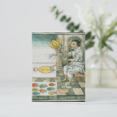 An Aztec feather artisan Postkarte (Stehend Vorderseite)