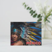 An Aztec Heritage Dancer Postkarte (Stehend Vorderseite)