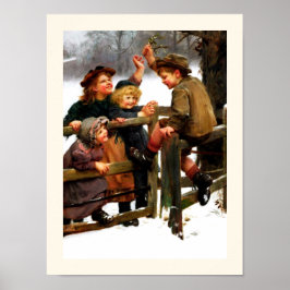 "An Bay". Vintage Kunst von Arthur Elsley Poster