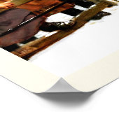 "An Bay". Vintage Kunst von Arthur Elsley Poster (Ecke)