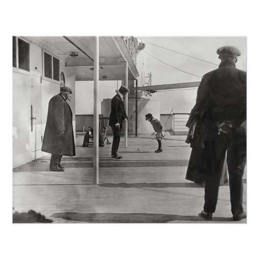 An Bord der Titanic Fotodruck (Vorne)