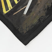 An Bord der Trump-Bahn Funny Donald Trump 2024 Ele Fleecedecke (Ecke)