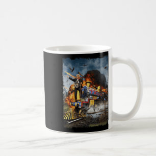 An Bord der Trump-Bahn Funny Donald Trump 2024 Ele Kaffeetasse