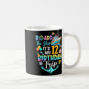 An Bord des Schiffes, es ist meine 12. Geburtstags Kaffeetasse