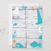 An Bord! Einladung zum Geburtstag (Rückseite)