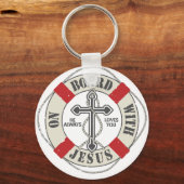 An Bord mit Jesus Schlüsselanhänger (Vorderseite)