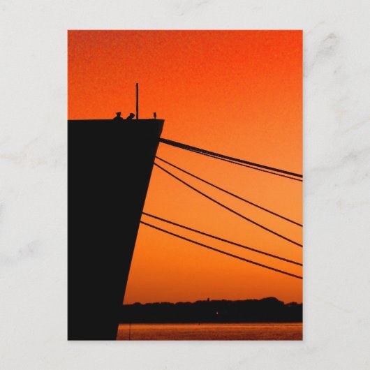 An Bord von T.S. Kennedy Postkarte (Vorderseite)