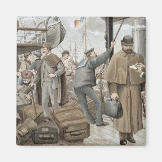 An Bord von Tilbury, von 'P & O Pencillings Magnet (Vorne)