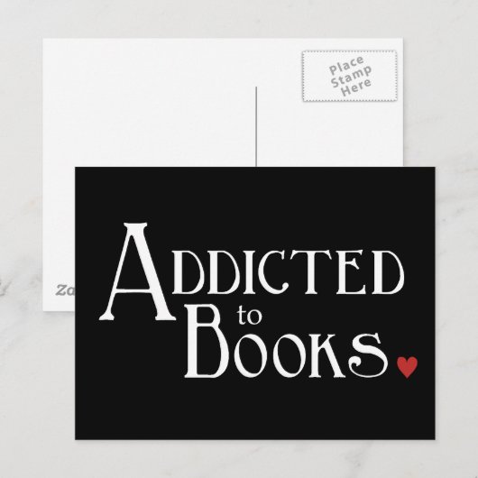 An Bücher übergeben Postkarte (Vorne/Hinten)