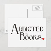 An Bücher übergeben Postkarte (Vorne/Hinten)