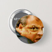 An Chris Christie - wem u lookin?! Button (Vorne & Hinten)