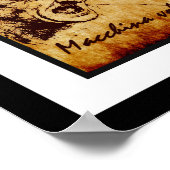 An Da Choppa - Leonardo da Vinci Helicopter Poster (Ecke)