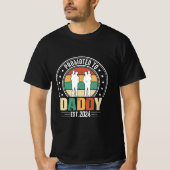 An Daddy erneut befördert EST 2024 Schwangerschaft T-Shirt (Vorderseite)