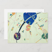 An das Blaue, 1939 von Wassily Kandinsky Postkarte (Vorne/Hinten)