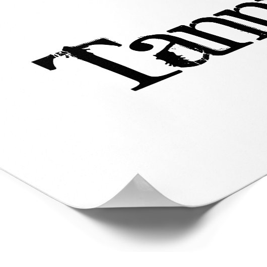 An das Bräunen angepasst Poster (Ecke)