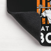 An das KnochenHalloween-Baseballskelett Baseball B Mousepad (Ecke)