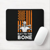 An das KnochenHalloween-Baseballskelett Baseball B Mousepad (Mit Mouse)