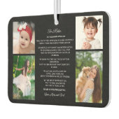 An Daughter Abschluss Day 4 Foto Keepake Autolufterfrischer (Links)