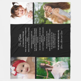 An Daughter Abschluss Day 4 Foto Keepake Fleecedecke