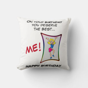 An deinem Geburtstag hast du das Beste verdient, G Kissen