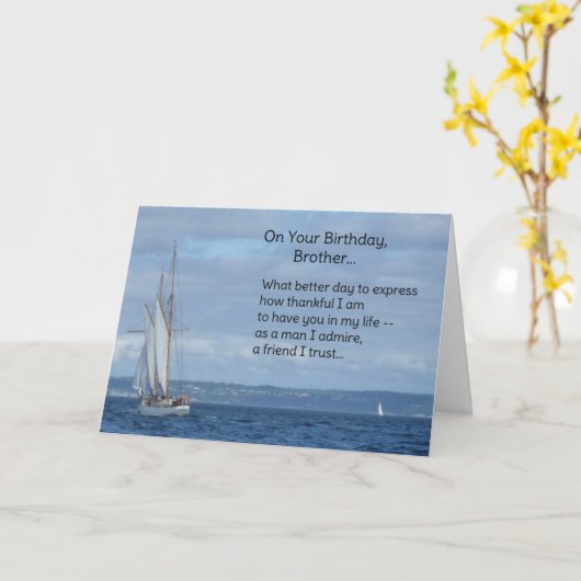 An deinem Geburtstag.. Karte (Gelbe Blume)