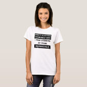 An deinem Motorrad-Funny-Hemd starren T-Shirt (Vorne ganz)
