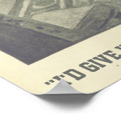 "An deiner Stelle gäbe ich zehn Minuten." Poster (Ecke)