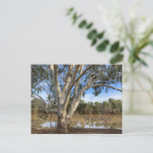 An den Banken des Warrego Feiertagspostkarte (Stehend Vorderseite)