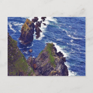 An den Klippen von Slieve League in Irland 3 Postkarte