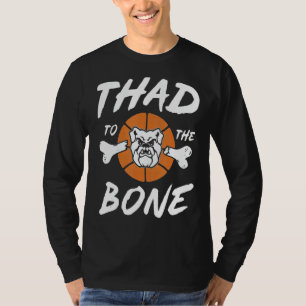 An den Knochen-Bulldoggen-Vater geklopft T-Shirt