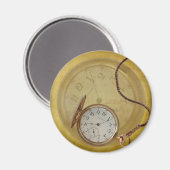 'An den Momenten herumticken' Magnet (Vorderseite/Rückseite)