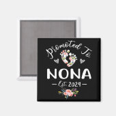 An den Muttertag von Nona Est 2024 Blume Magnet (Vorderseite/Rückseite)