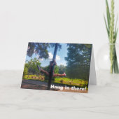 An den personalisierten Karten hängen (Vorderseite)