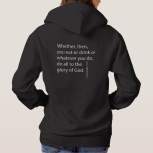 An den Ruhm Gottes - die Botschaft der Schrift an Hoodie