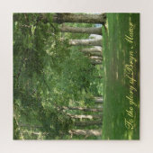 An den Ruhm von Bryn Mawr Senior Row Bäume Puzzle (Vertikal)